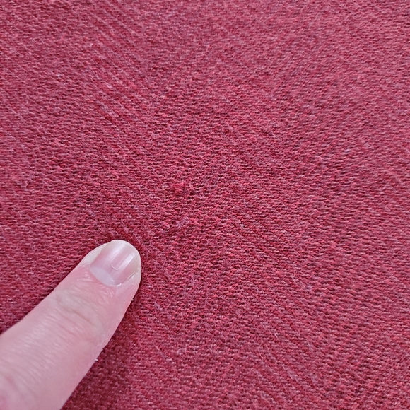 LL bean sweater Mens Large Red pullover 1/4 zip outdoor casual tall - Picture 5 of 10